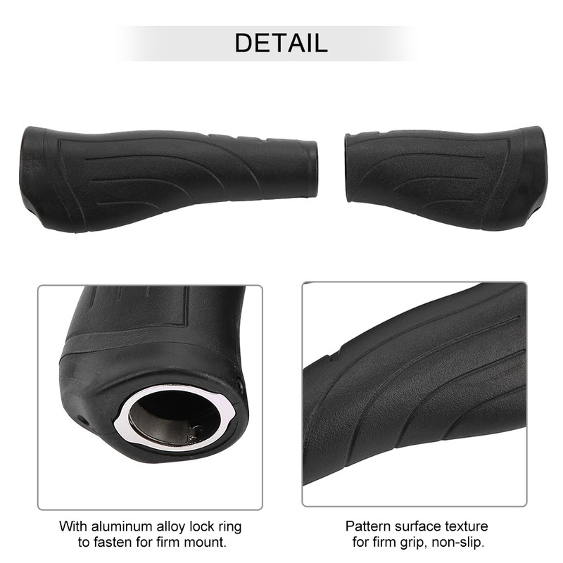 Plastic Short Long Mountain Folding Bike Handlebar Bar Grips (1