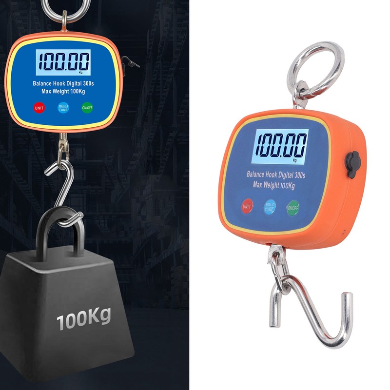 Digital Hook Scale LCD Display Mini Handheld Portable Hanging Balance