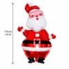 Giant Santa Claus Foil Balloons for Christmas Decor – 2-Pack