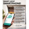 Amerdeco Smart Fingerprint Door Lock with Keypad Handle - Keyless