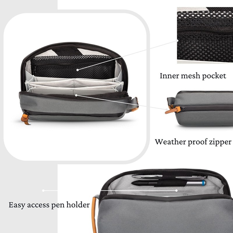 Tech Bag Organizer - Small Electronics Organizer Pouch for Travel
