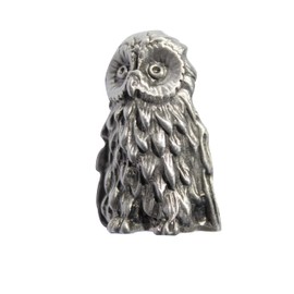 Hastings Pewter Company Lead Free Pewter Hoot Owl Figurine Statue Decoration