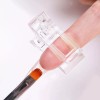 Nail Art 10 Pinza Clip Para Polygel Acrygel Molde Dual