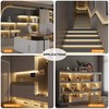 PAUTIX COB LED Strip Light 65.6ft/20m,Work with Alexa/Google Assistant,9600 LEDs