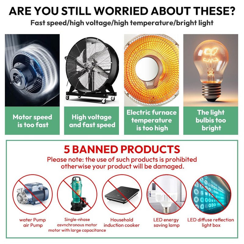 Speed Regulator AC 230 V 10 A 4000 W Motor