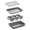 Chicago Metallic Professional 4-Piece Non-Stick Toaster Oven Set