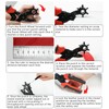 NXTOV Leather Hole Punch Set, Professional Revolving Punch Plier Kit,