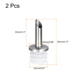 uxcell Stainless Steel Bottle Pourers, 2Pcs Olive Oil Spout, Wine Pourers Liquor Pour Spouts for Pours Liquid, Olive Oil, Wine, Vinegar, Most Liquor Bottles (White)