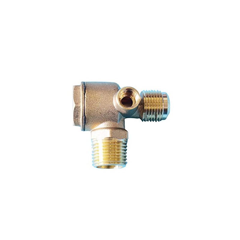 Air Compressor Check Valve Female Threaded Check Valve 3-Port Tube