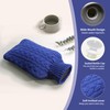 samply Hot Water Bottle with Knitted Cover, 2L Hot Water