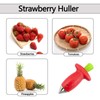 Juxiamal 2pcs Strawberry Huller, Strawberry Stem and Leaf Remover Multi