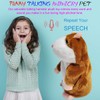 Tockrop 2 Pack Talking Hamster Mouse Plush Interactive Toy Repeat