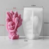Tulip Rabbit Silicone 3D Flower & Rose Mold - Peony