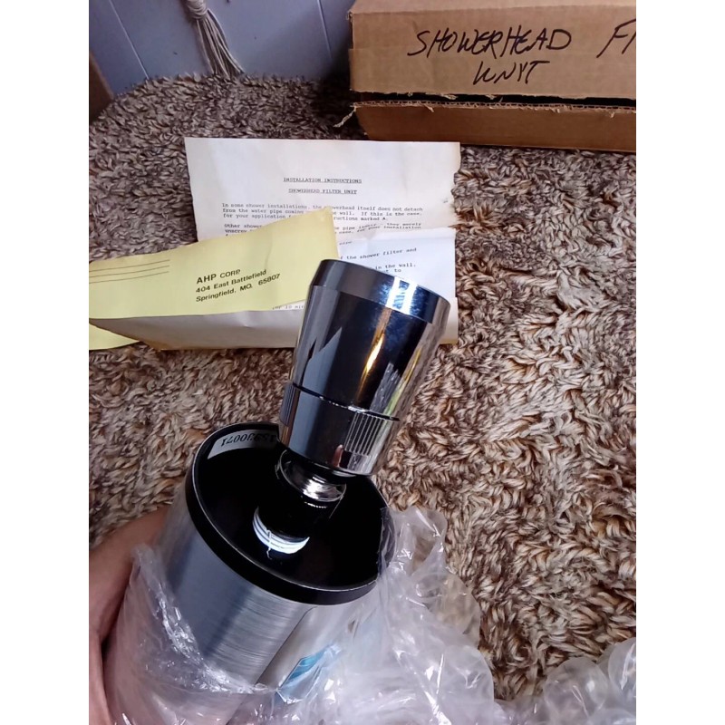 AHP A.H.P Bacteriostatic Water Treatment Systems Showerhead Filter Unit -