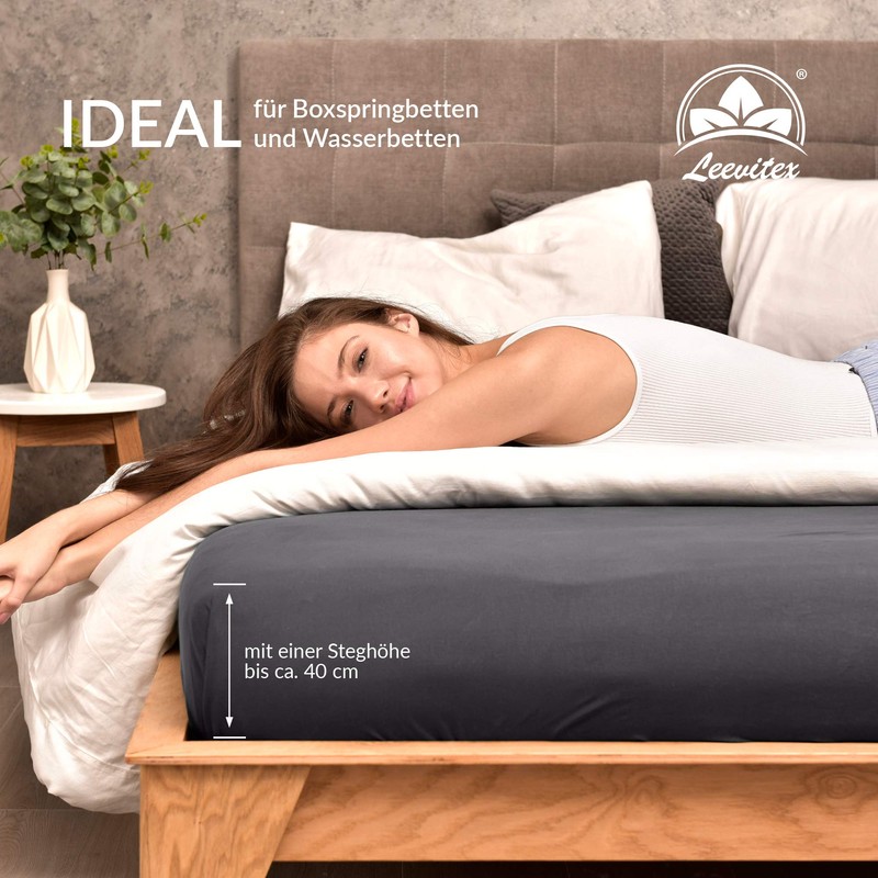 leevitex® premium fitted sheet, 90 x 200 - 100 x