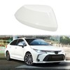 White Left Driver Side Replacement Mirror Cover Caps for 2020