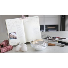 OROM J'ADORE Bakers Recipe Notebook Bread Making Recipe Journal for Own Recipes Soft Vegan Leather Recipe Book (5.9" x 8.6",144 page)