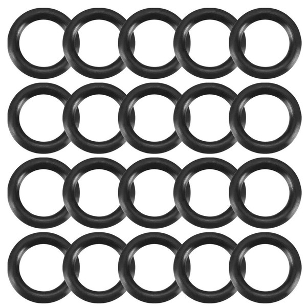 sourcing map Pack of 20 O Ring Sealing Rings Rubber