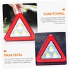 Warning signal lamp triangular indicator board led folding shutter reflector