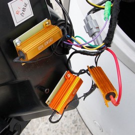 Load matching resistor 50W LED canceller blinking speed control relay / 부하매칭 저항 50W LED캔슬러 깜박이 속도조절 릴레이