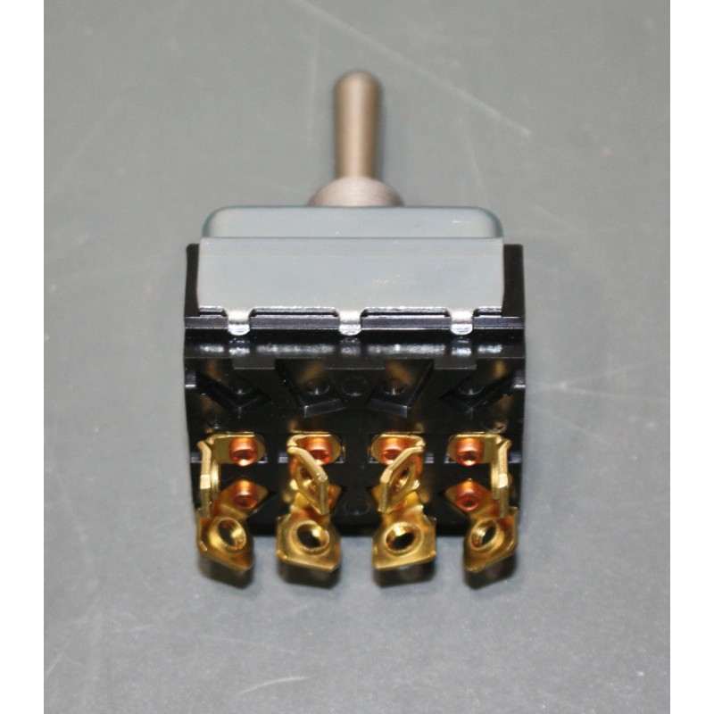 Cutler-Hammer Eaton ON/OFF Toggle Switch 7690K8, 4PST, 10A @ 250V,