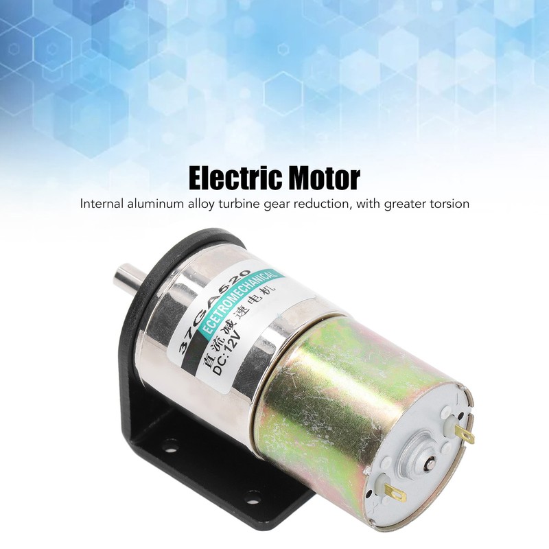 DC Worm Gear Motor Micro Brushed Self Locking Aluminum Alloy