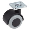 Dörner + Helmer Set of 8 TPE Double Castors with