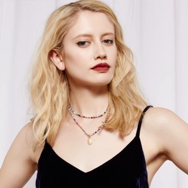 YANCHUN Shell Necklace Beach Accessories Sea Shell Necklace for Women Gold Shell Pendant Necklace Layered Charm Necklaces Summer Jewelry Surfer Beachy Summer Stuff