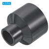 PATIKIL PVC Reducer Pipe Fitting 2x1 Inch Socket, Straight Coupling