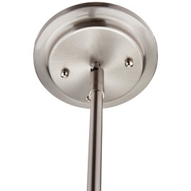 Trans Globe Lighting Trans Globe Imports 70520 BN Transitional One Light Mini Pendant from Mod Pod Collection in Pwt, Nckl, B/S, Slvr. Finish, 5.50 inches, Brushed Nickel