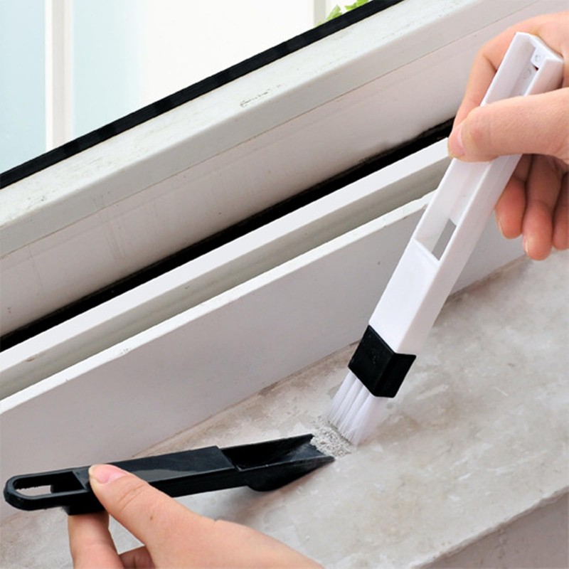 Double-Sided Window Screen Dust Removal, Screen Window Cleaning Brush, Glass