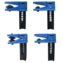 4PCS brake line clamp，auto brake fluid line plug，brake line plug，line lock kit for brakes，Oil Tool Brake Tubing to Prevent Oil Spills，Universal for Most Cars (Blue)