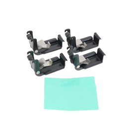 Terzo TP11LC (by PIAA) Base Carrier Option 4 Pack for EF11BL Long Clamp Black