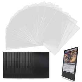 300 PCS Penny Sleeves for Cards, Ultra-Clear Trading Card Sleeves, 66 mm X 91mm, Matte Clear Frosted Card Protector Sleeves for TCG, for MTG, Sports Cards, Game Cards Deck Protectors