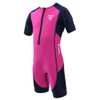 Kid's Swim Suit Aqua Sphere Stingray HP2 Short Sleeve Pink/Navy