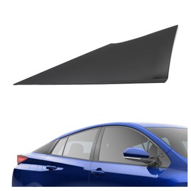 HECASA Rear Quarter Moldings Compatible with 2016-2022 Toyota Prius Prime AWD-e Outer Pillar Molding Cover Applique Window Trim Panel Replacement for 62505-47012 Plastic Passenger Side