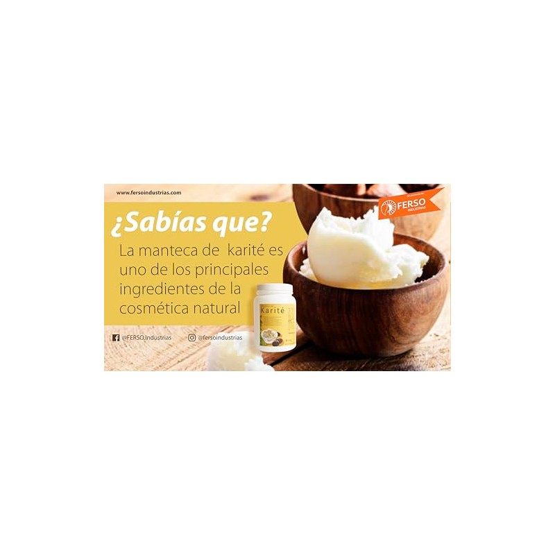 Manteca de Karité Orgánica Shea Butter 100% natural 1KG