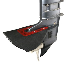 UanofCn FO2002 Whale Tail Hydrofoil Stabilizer for 8 to 40 HP Outboard Motor and Stern Drive Engines Red