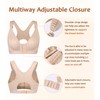 DotVol Women's Non-Wired Post-Operative Bra, Front Closure, Strong Hold Bra,