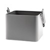 Olympia Galvanised Table Tidy Grey 180x155x135mm Steel Serving Holder