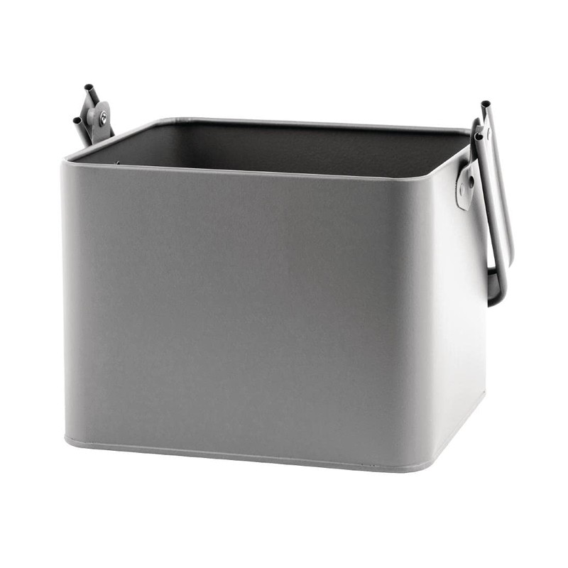 Olympia Galvanised Table Tidy Grey 180x155x135mm Steel Serving Holder