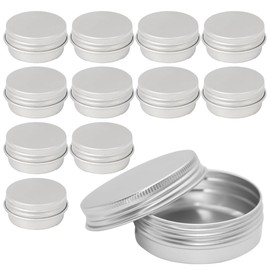 I'm so happy クリームケース アルミ 小分けケース 詰め替え 旅行 携帯用 小物入れ 容器 12個 (30ml)