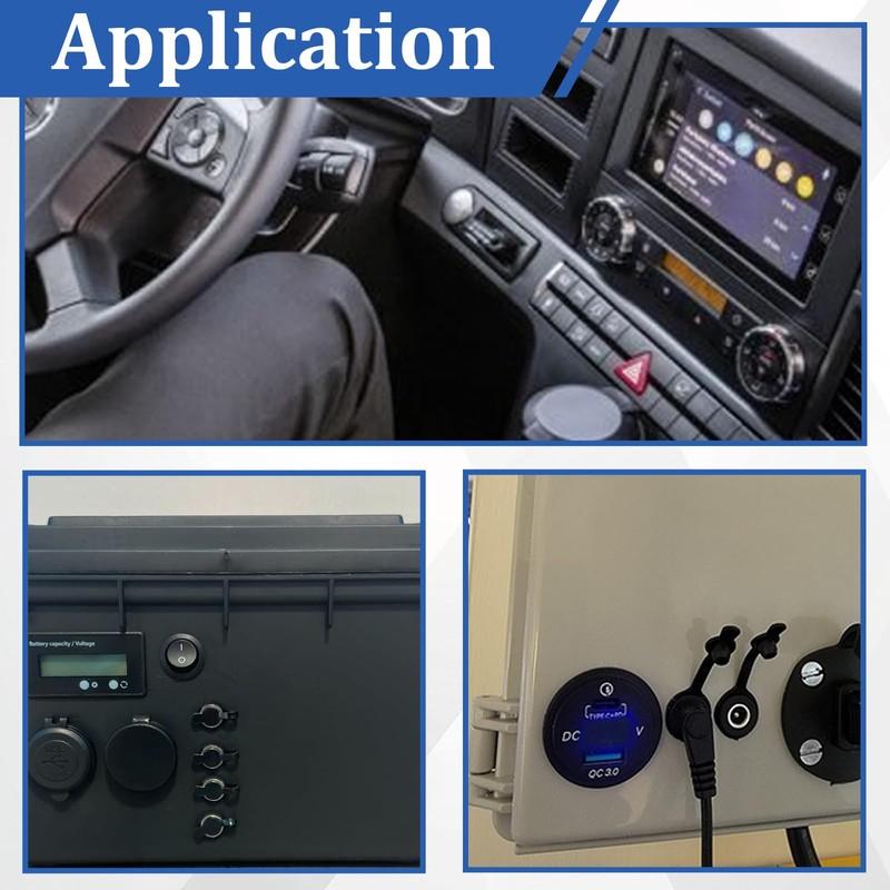 Seamaka 6pack 5.5 x 2.1 mm DC Power Jack Socket