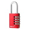 NBYT Aluminum Alloy Combination Lock 4 Digit Padlock for Suitcase