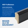 Reese Skirting Boards MDF Black Munich Profile 40 mm