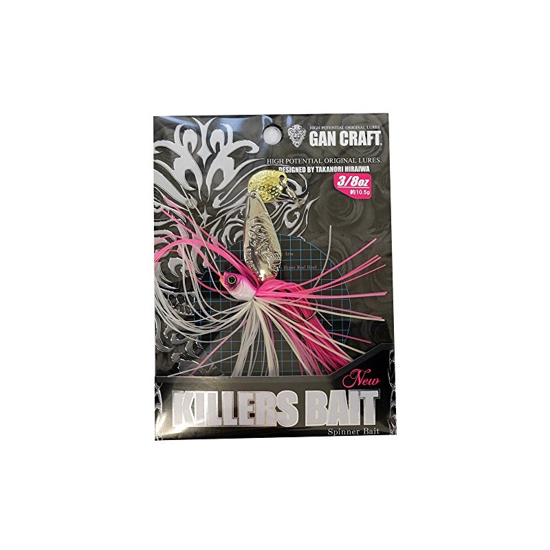 GAN CRAFT Spinnerbait Killers Bait Type 1 3/8oz Natural Pink/Silver