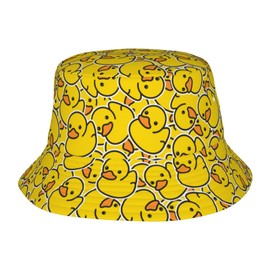 Cute Duck Bucket Hat, Fisherman Cap, Unisex Sun Hat for Outdoor Travel, Beach