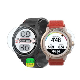 Aemus Compatible for COROS PACE 3 Sport Watch Screen Protector (3 Pack) For Pace 2 / Apex2 Pro Tempered Glass Film HD Anti-Scratch