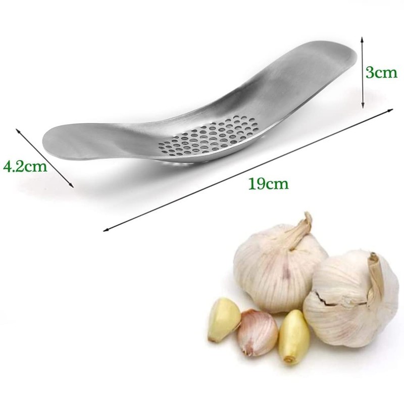 THETAG Garlic press, garlic press, stainless steel garlic mill, tools