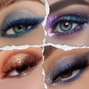 TINTARK Galactic Assemble Eyeshadow Palette 14 Colours, Glitter Metallic Eyeshadow,